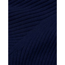 Vintage Men's Shawl Collar Sweater Casual Loose Knit Pullover