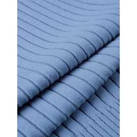 Plus Size Men'S Slim Fit Turtleneck Sweater Casual Warm Pullover Sweater Ribbed Sweater, Basic Style Top, Perfect for Fall/Winter Daily And Outdoor Wear