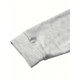 Men'S Custom Photo/Text/Logo Hoodie - Personalized All-Season Sweatshirt with Your Own Design, Loose Fit Round Neck, Durable Affordable Printed Sweater for Events, Promotional Gifts & Daily Wear - Custom Clothing Service, Plus Size Sweaters for Men