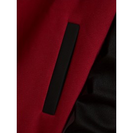 Men's Large Size Baseball Jacket A-69 Letter Print (A for Alpha, 69 for Number 6 & 9) - Plus Size Outerwear with Snap Closure & Pockets, Machine-Washable Polyester Spring/Fall Winter Casual Wear - Christmas Gift for Big & Tall Men, PLUS SIZE