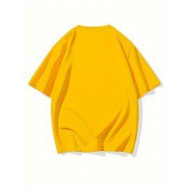 Men'S Plus Size Beige T-Shirt - 