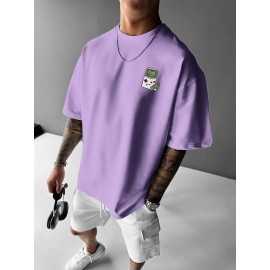 Men's Retro Gaming T-Shirt - 80s/90s Nostalgia Video Game Controllers & Mario//Donkey Print - Lightweight Breathable Short Sleeve Tee for Casual Summer Wear, Gaming Events & Parties (Retro Gamer Outfit), PLUS SIZE