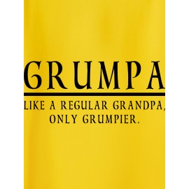 Funny Grandpa Saying T-Shirt - Plus Size Men's Heavyweight Tee with 