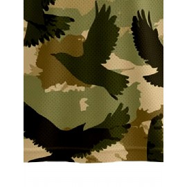 4pcs Men's Camouflage Tactical T-Shirts - Breathable Polyester Camo Tees with Multi-Color (Green/Brown/Black/Blue) Camo Prints, Crew Neck Short Sleeve Shirts for Hunting, Outdoor Activities, Casual & Formal Events - All-Season Layering Essential for Men - Ideal for,, Camping, Casual Attire - Machine Washable & Durable Construction, PLUS SIZE