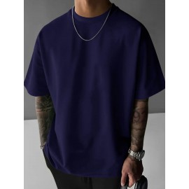 Men's Gothic Skull & Rose T-Shirt with Back Print - Oversized Streetwear Fit, Bold 