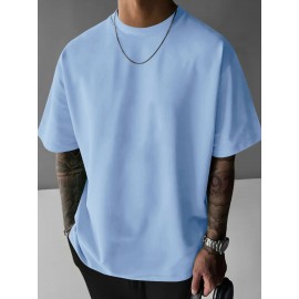 Men's Gothic Skull & Rose T-Shirt with Back Print - Oversized Streetwear Fit, Bold 