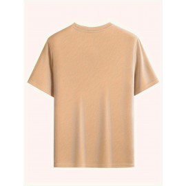 Men's Oversized Big & Tall Light Grey T-Shirt with Inspirational 