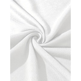 Plus Size Men's Casual Round Neck T-Shirt - 