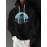 Men'S Oversized Fleece-Lined Hooded Sweatshirt with Surf & Beach Graphic Print - 100% Micro-Elastic Knit, Kangaroo Pocket, Surfing Surf Co. Design, Surfing-Themed Casual Pullover for Surfing, Beachwear & Everyday Comfort (Large Size) - Ideal Gift fo