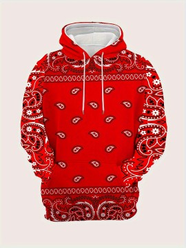 Men's Plus Size 3D All-Over Print Hooded Sweatshirt with Wolf & wild/neutral color patterns - Warm Winter Sweater for Parties, Casual Wear, Christmas & New Year Events - Machine Washable Pullover Gift, PLUS SIZE