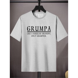 Funny Grandpa Saying T-Shirt - Plus Size Men's Heavyweight Tee with 